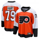 Maglia Hockey Philadelphia Flyers Carter Hart Home Premier Breakaway Burnt Arancione