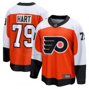 Maglia Hockey Philadelphia Flyers Carter Hart Home Premier Breakaway Burnt Arancione