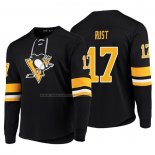 Maglia Hockey Pittsburgh Penguins Bryan Rust Platinum Nero