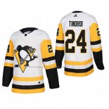 Maglia Hockey Pittsburgh Penguins Jarred Tinordi Away Autentico Giocatore Bianco