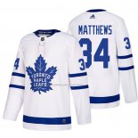 Maglia Hockey Toronto Maple Leafs Auston Matthews Away 2017-2018 Bianco