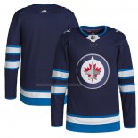 Maglia Hockey Winnipeg Jets Home Autentico Pro Blu