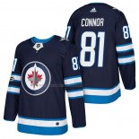 Maglia Hockey Winnipeg Jets Kyle Connor Autentico Home 2018 Blu