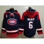 Felpa con Cappuccio Montreal Canadiens Shea Weber Nero