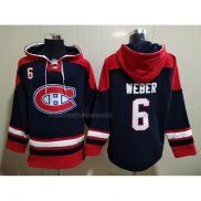 Felpa con Cappuccio Montreal Canadiens Shea Weber Nero