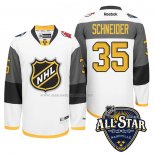 Maglia Hockey 2016 All Star New Jersey Devils Cory Schneider Bianco
