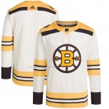 Maglia Hockey Boston Bruins 100th Anniversario Primegreen Autentico Crema