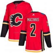 Maglia Hockey Calgary Flames Macinnis Autentico Rosso