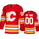 Maglia Hockey Calgary Flames Personalizzate Alternato Autentico Rosso