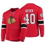 Maglia Hockey Chicago Blackhawks John Hayden Rosso