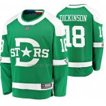 Maglia Hockey Dallas Stars Jason Dickinson Breakaway Giocatore 2020 Winter Classic Verde