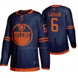 Maglia Hockey Edmonton Oilers Adam Larsson Autentico Alternato Blu