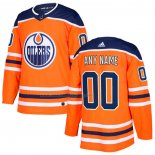 Maglia Hockey Edmonton Oilers Personalizzate Home Arancione