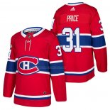 Maglia Hockey Montreal Canadiens Carey Price Autentico Home 2018 Rosso