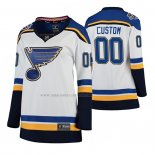 Maglia Hockey Donna 2020 All Star St. Louis Blues Personalizzate Away Breakaway Bianco