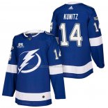Maglia Hockey Tampa Bay Lightning Chris Kunitz Autentico Home 2018 Blu