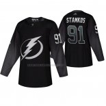 Maglia Hockey Tampa Bay Lightning Steven Stamkos Alternato Nero