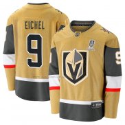Maglia Hockey Vegas Golden Knights Jack Eichel 2023 Stanley Cup Champions Home Breakaway Or