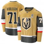Maglia Hockey Vegas Golden Knights William Karlsson 2023 Stanley Cup Champions Home Breakaway Or