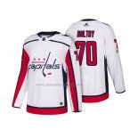 Maglia Hockey Washington Capitals Braden Holtby Centennial Patch 2018 Bianco