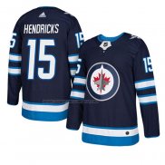 Maglia Hockey Winnipeg Jets Matt Hendricks Autentico Home Blu