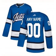 Maglia Hockey Winnipeg Jets Personalizzate Alternato Blu