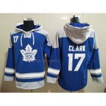 Felpa con Cappuccio Toronto Maple Leafs Wendel Clarke Blu