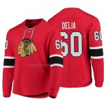 Maglia Hockey Chicago Blackhawks Collin Delia Rosso