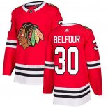Maglia Hockey Chicago Blackhawks Ed Belfour Home Autentico Rosso
