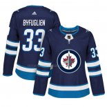 Maglia Hockey Donna Winnipeg Jets Dustin Byfuglien Home Autentico Giocatore Blu