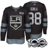 Maglia Hockey Los Angeles Kings Jarome Iginla 1917-2017 100th Anniversario Nero