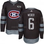 Maglia Hockey Montreal Canadiens Shea Weber 1917-2017 100th Anniversario Nero