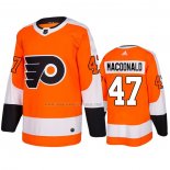 Maglia Hockey Philadelphia Flyers Andrew Macdonald Home Autentico Arancione