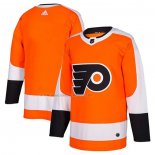 Maglia Hockey Philadelphia Flyers Black Home Autentico Arancione