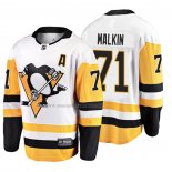 Maglia Hockey Pittsburgh Penguins Evgeni Malkin 2019 Away Breakaway Bianco