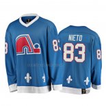 Maglia Hockey Quebec Nordiques Matt Nieto Heritage Vintage Blu
