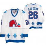 Maglia Hockey Quebec Nordiques Peter Stastny Heritage Vintage Replica Bianco