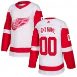 Maglia Hockey Bambino Detroit Red Wings Personalizzate Away Bianco