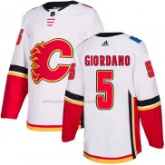 Maglia Hockey Calgary Flames Mark Giordano Road Autentico Bianco