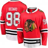 Maglia Hockey Chicago Blackhawks Connor Bedard 2023 Nhl Draft Home Breakaway Rosso