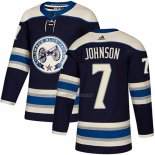 Maglia Hockey Columbus Blue Jackets Jack Johnson Alternato Autentico Blu