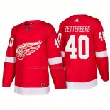 Maglia Hockey Detroit Red Wings Henrik Zetterberg New Outfitted 2018 Rosso