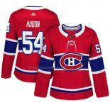 Maglia Hockey Donna Montreal Canadiens Charles Hudon Autentico Giocatore Rosso