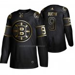 Maglia Hockey Golden Edition Boston Bruins Johnny Bucyk Retired Giocatore Autentico Nero