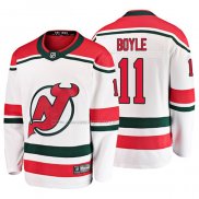 Maglia Hockey New Jersey Devils Brian Boyle Alternato Breakaway Bianco