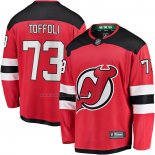 Maglia Hockey New Jersey Devils Tyler Toffoli Home Breakaway Rosso