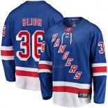 Maglia Hockey New York Rangers Anton Blidh Home Breakaway Blu