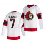Maglia Hockey Ottawa Senators Brady Tkachuk Away Autentico Bianco