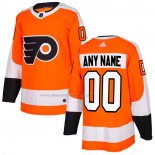 Maglia Hockey Philadelphia Flyers Personalizzate Home Arancione