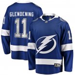 Maglia Hockey Tampa Bay Lightning Luke Glendening Home Breakaway Blu